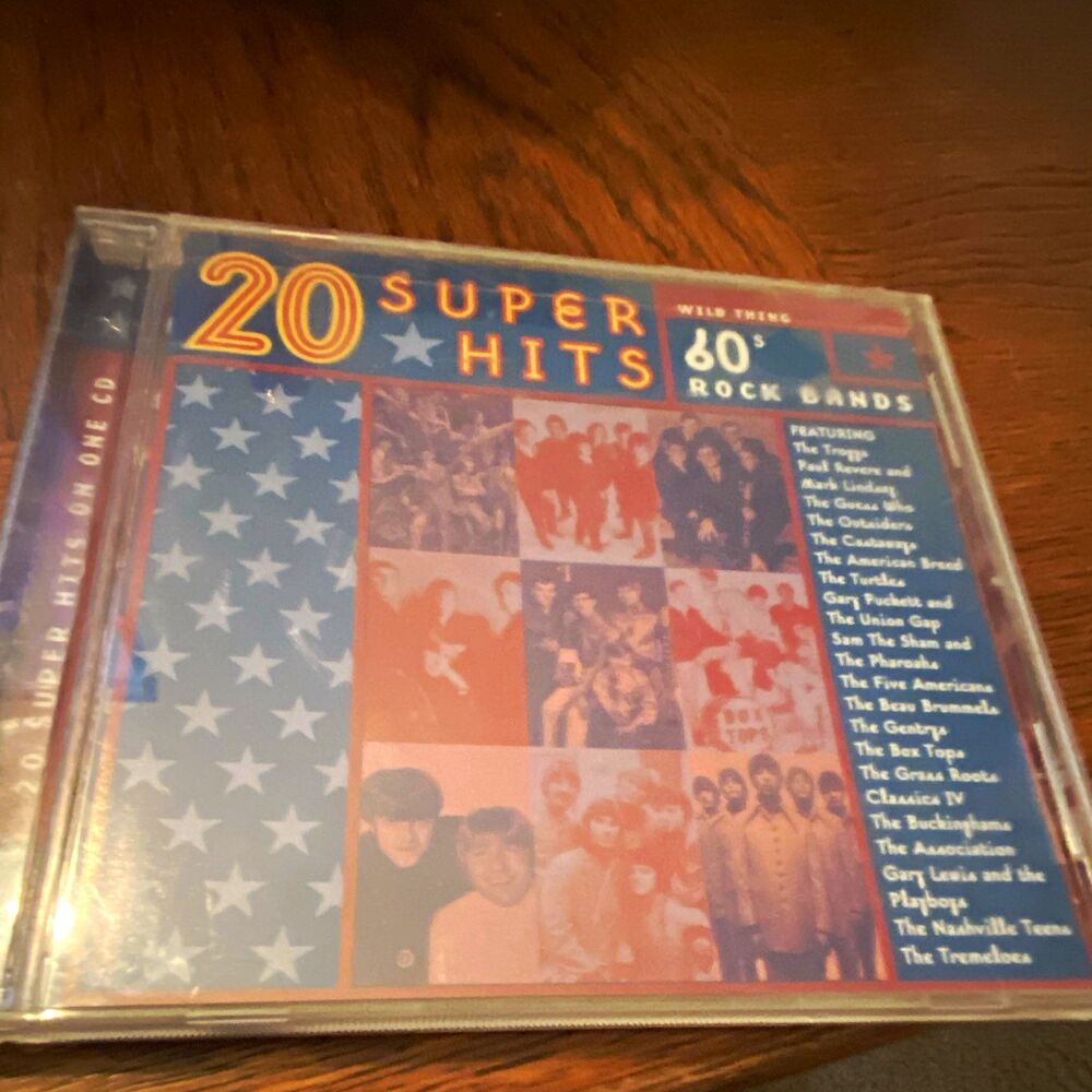 20 Super Hits CD K-tel 1997 Compilation Rock 60s Various Artists 3715-2